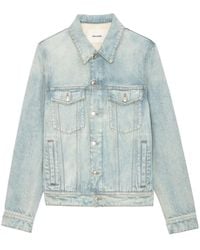 Zadig & Voltaire - Giacca Denim Bases - Lyst