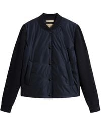 Woolrich - Hybrid Nylon Bomber Jacket - Lyst