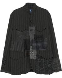 Junya Watanabe - Patchwork Pinstripe Jacket - Lyst