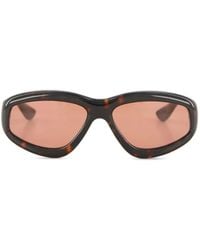 Port Tanger - Irfan Tortoiseshell Geometric Sunglasses - Lyst