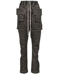 Rick Owens - Creatch Multi-Pocket Drawstring Drop-Crotch Trousers - Lyst