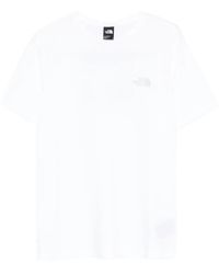 The North Face - Logo-Embroidered Cotton T-Shirt - Lyst