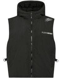 Philipp Plein - Scratch-Print Padded Vest - Lyst