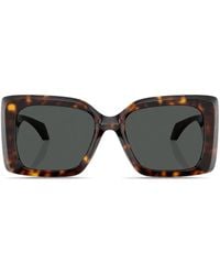 Versace - Medusa-Plaque Oversized-Frame Sunglasses - Lyst