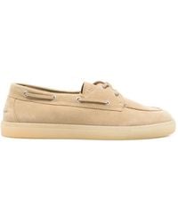 COPENHAGEN - Embossed-Logo Boat Shoes - Lyst