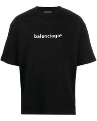 Balenciaga T-shirt Met Logoprint - Zwart
