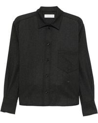 Victoria Beckham - Logo-Embroidered Button-Down Shirt - Lyst