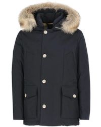 Woolrich - Hooded Parka Coat - Lyst
