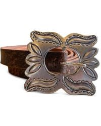 Fortela - Buckle Leather Belt - Lyst