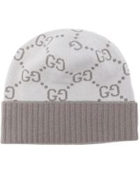 Gucci - Beanie Mit Gg-Muster - Lyst