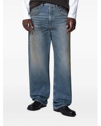 Agolde - Faded Whiskered Loose-Fit Jeans - Lyst