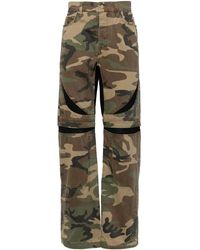 Amiri - Camouflage Print Denim Jeans - Lyst