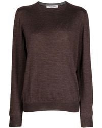 Fileria - Crew-Neck Fine-Knit Jumper - Lyst