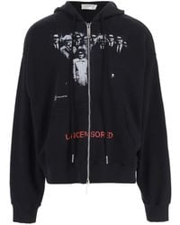 MATIERES FECALES - Hoodie Zippé Family À Imprimé Graphique - Lyst