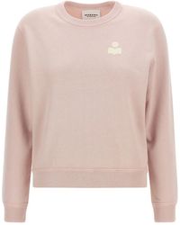 Isabel Marant - Logo-Embroidered Crew-Neck Sweater - Lyst