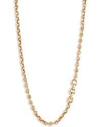 Hoorsenbuhs - Collar en oro amarillo de 18 ct con diamantes - Lyst