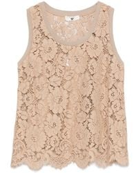 Twinset - Lace-Detail Scalloped Top - Lyst