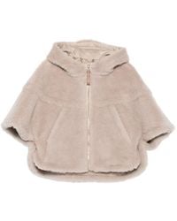 Max Mara - Chaqueta con cremallera y capucha - Lyst
