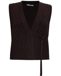 Max Mara - Gilet En Laine Et Cachemire - Lyst