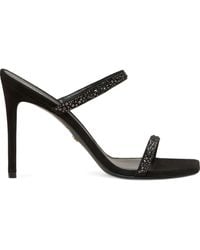 Stuart Weitzman - 100Mm Aleena Royale Crystal-Embellished Sandals - Lyst