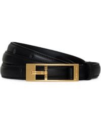Anine Bing - Double Elly Belt Smooth Leather - Lyst