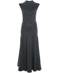 Maje - Rhinestone-Embellished Maxi Dress - Lyst