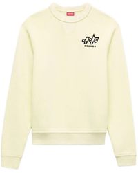 KENZO - Sounds Embroidered Raglan-Sleeve Sweatshirt - Lyst