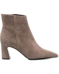Bibi Lou - Saint Pointed-Toe Suede Ankle Boots - Lyst