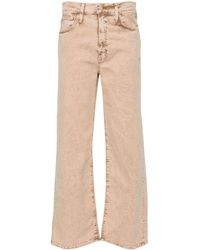 Mother - The Dodger Mid Waist Straight Jeans - Lyst