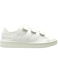 Y-3 - Triple Strap Leather Sneakers - Lyst