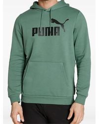 PUMA - Logo-Print Hoodie - Lyst