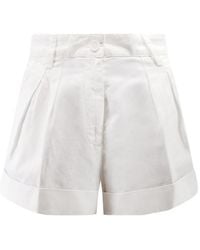 Aspesi - Pleated Shorts - Lyst