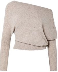 Altuzarra - One-Shoulder Ribbed Sweater - Lyst