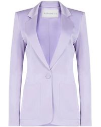 Nina Ricci - Crepe Satin Blazer - Lyst