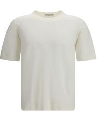 Piacenza Cashmere - Ribbed Crewneck T-Shirt - Lyst