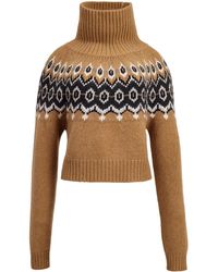 KHAITE - Trui Met Hoge Hals - Lyst