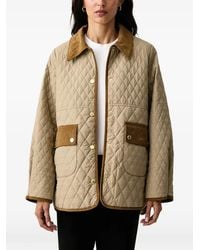 Barbour - Whickham Quilted Corduroy-Collar Jacket - Lyst