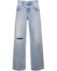 ICON DENIM - Wide-Leg-Jeans im Distressed-Look - Lyst