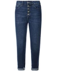 Dondup - Jeans Met Vijf Zakken En Knopen - Lyst