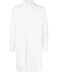 Yohji Yamamoto - Tab-Collar Long Shirt - Lyst