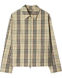 Burberry - Vintage Check Katoenen Jack - Lyst