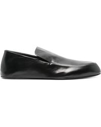 Jil Sander - Slip-On Leather Loafers - Lyst