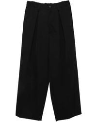 Ssstein - Pantalon Plissé À Taille Élastiquée - Lyst