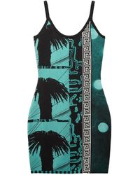 Versace - Greca-Print Graphic-Pattern Dress - Lyst