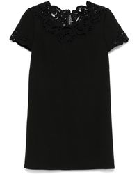 Ermanno Scervino - Broderie-Anglaise Mini Dress - Lyst