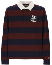 MC2 Saint Barth - Striped Embroidered-Logo Sweater - Lyst