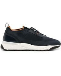Santoni - Sneakers Mit Gestricktem Obermaterial - Lyst