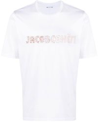 Jacob Cohen - Logo-print Cotton T-shirt - Lyst