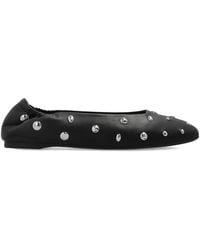 Kate Spade - Halo Stud-Embellished Ballet Flats - Lyst