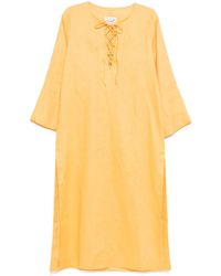 Bambah - Robe En Lin À Taille Nouée - Lyst